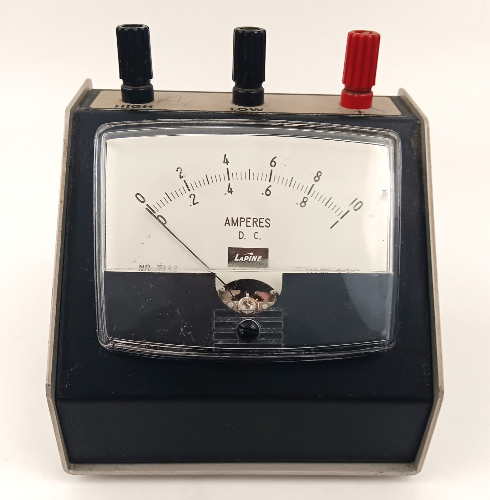 LaPine Scientific Company DC Amperes Cat No Z-7156 No K382 Meter Vintage