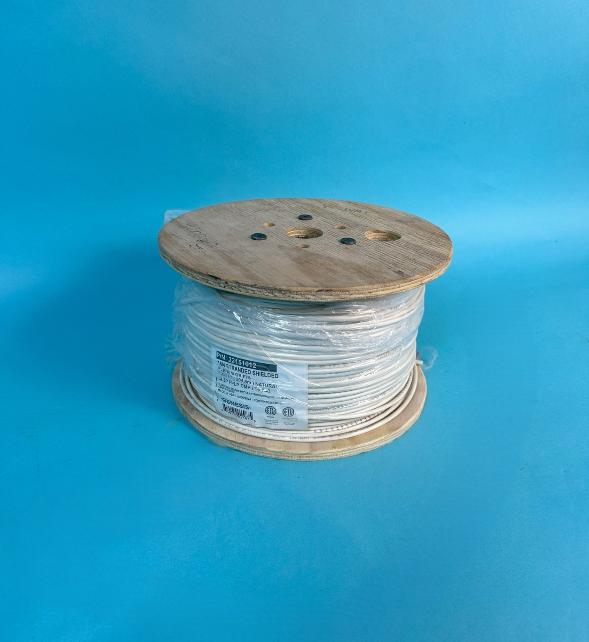 GENESIS 32151012 CONTROL CABLE: 1000 ft, 18/4 stranded plenum, cl3p |010-9431403
