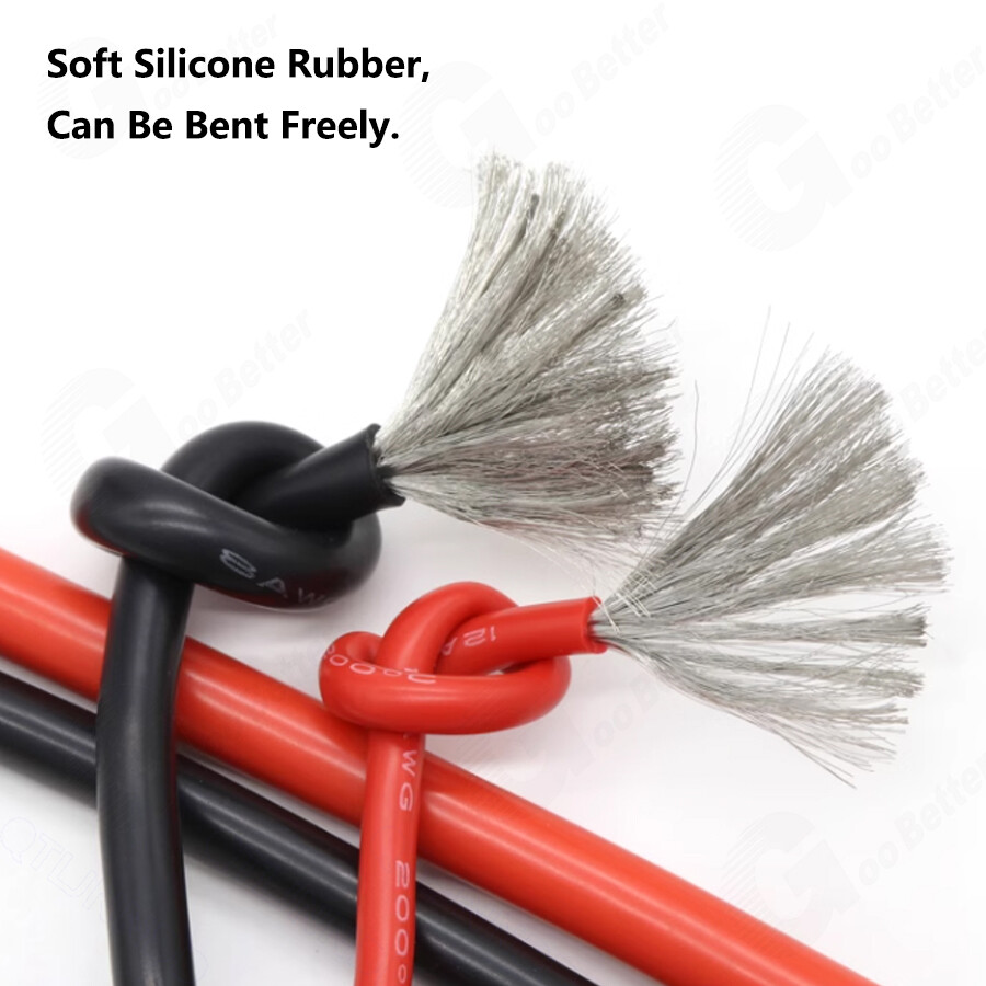 Flexible Silicone Cable Wire 2AWG – 30AWG High Temp 0.08mm Tinned Copper Wire UL