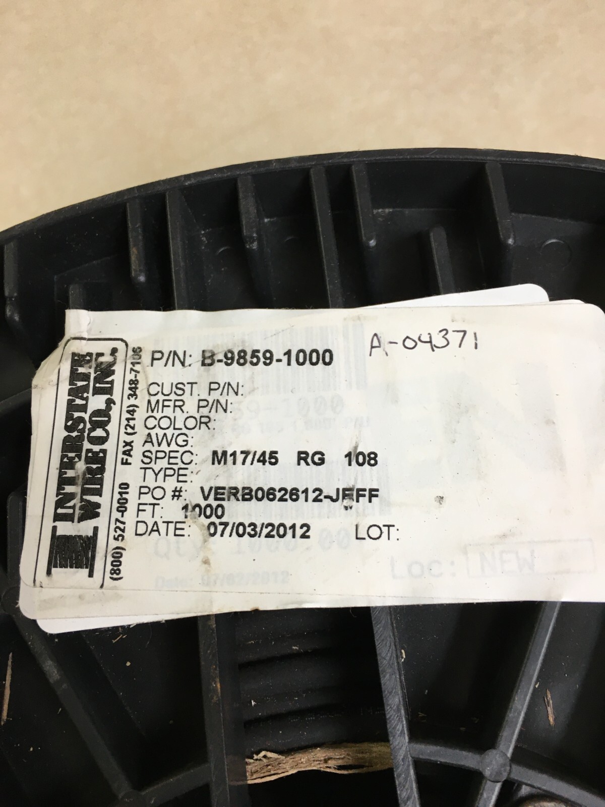 Belden 9859 20 AWG 7×28 RG-108/U Tinned Copper Twinax Cable – Sold by the Foot