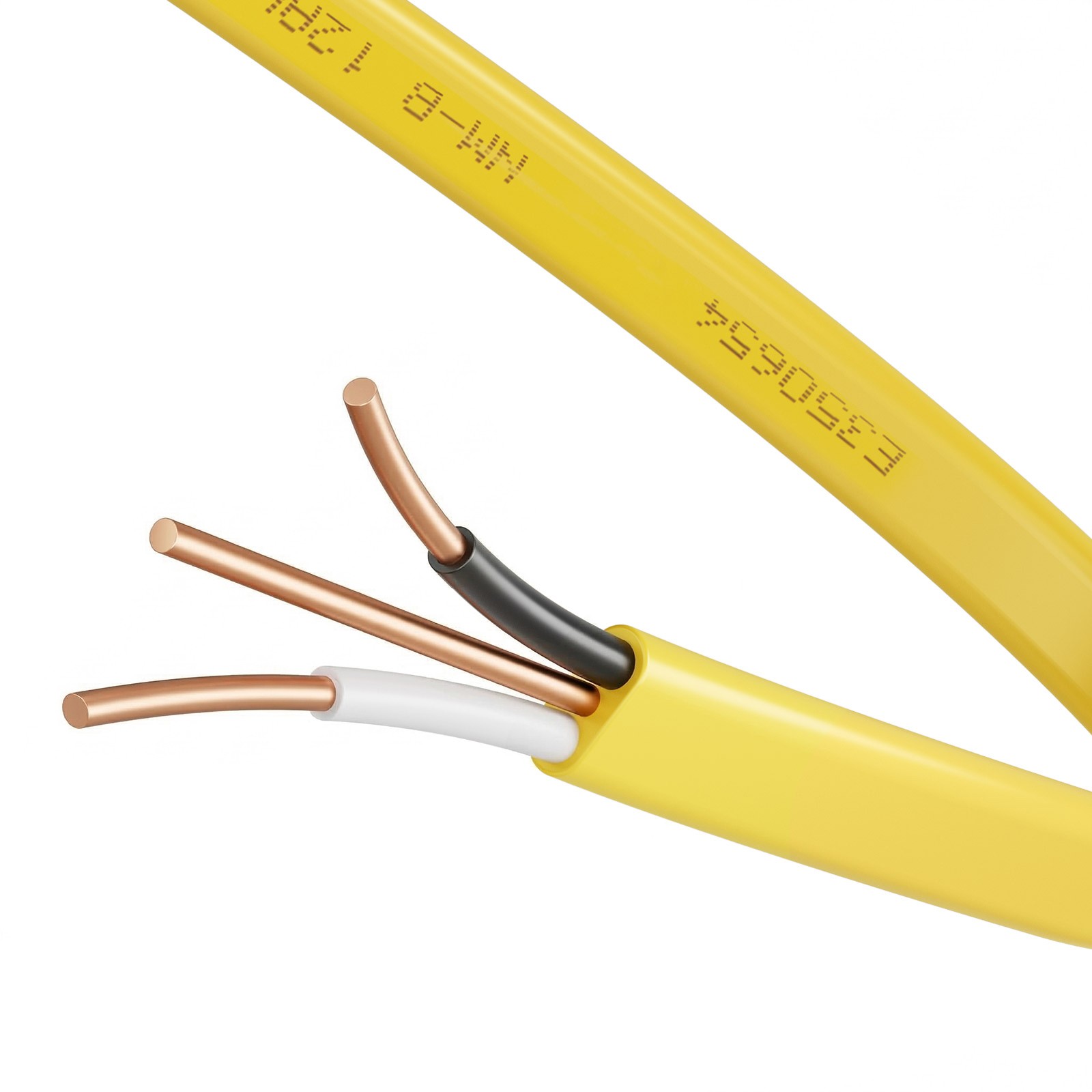 NM-B Wire 12AWG/2C Copper Core Cable 100 ft Electrical Wire with Ground