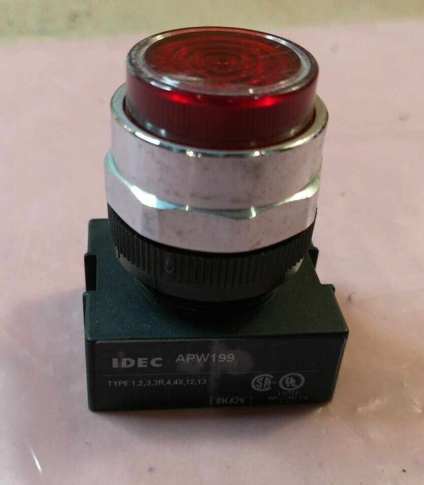 IDEC APW199 Red Pilot Light Operator 22mm – Fast Shipping