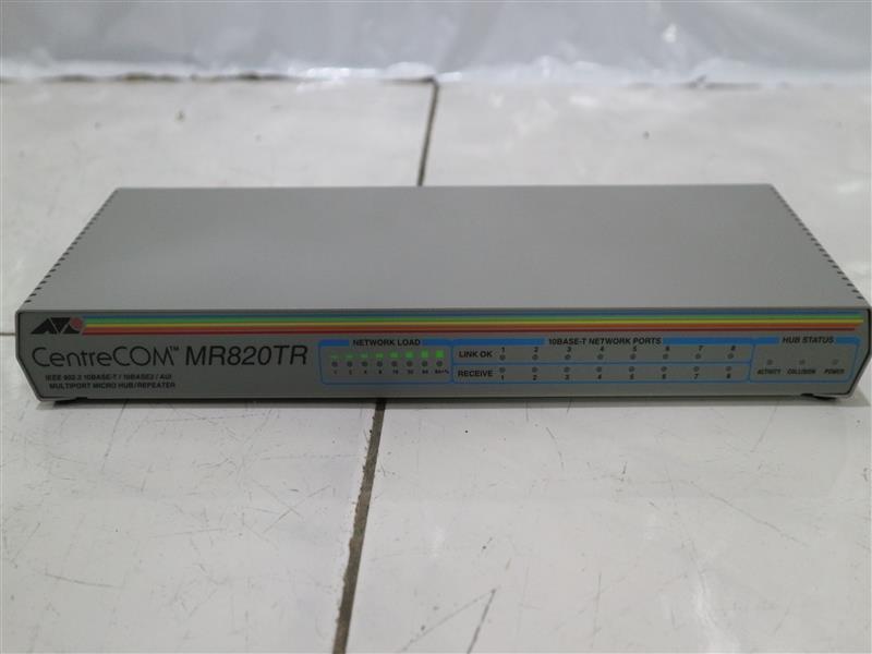 Allied Telesyn CentreCOM AT-MR820TR MR820TR 8-Port Hub Micro Repeater NOB