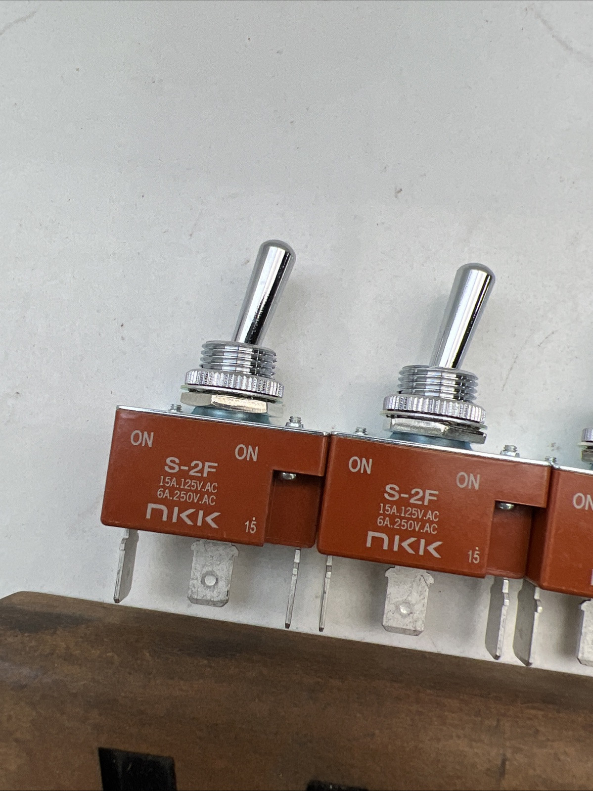 4x S2F Toggle Switches ON-NONE-ON SPDT QUICK CONNECT