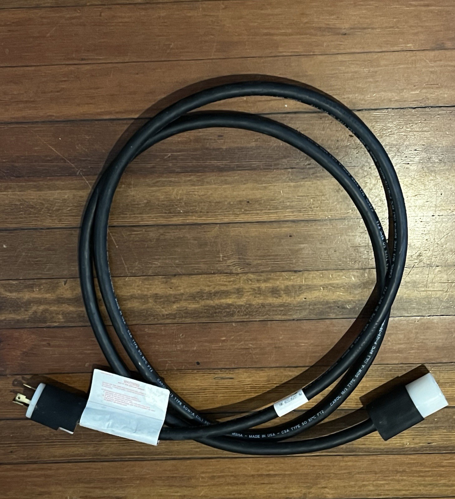 Carol, P-123-70-MSHA, Type SOW-A, 10/3, Power Cord Cable, 10 Ft