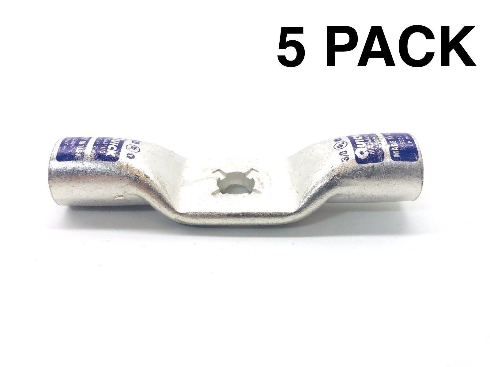 (5 Pack) Magna-Lug 3/0 Locking Flag, Copper, Tin-plated