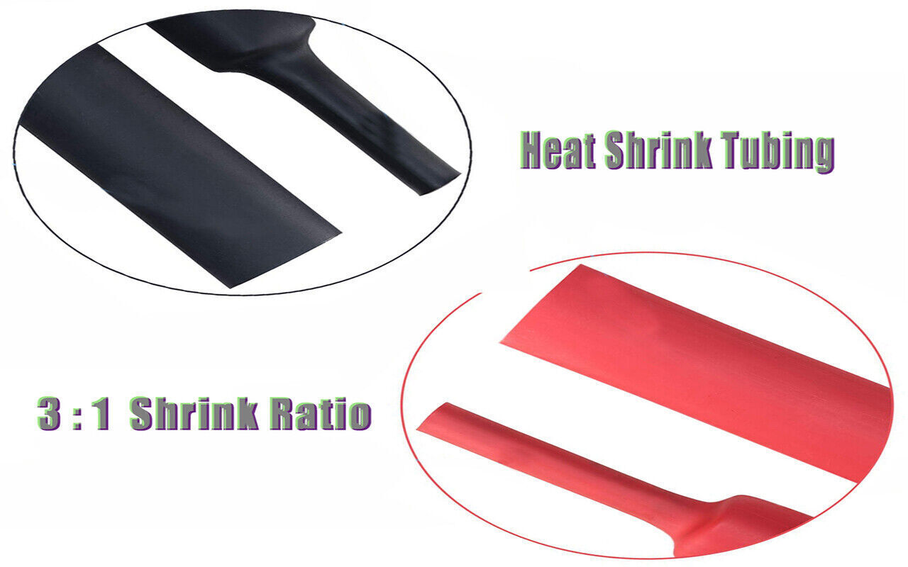 3:1 Heat Shrink Tubing Adhesive lined/Electrical wire sleeve 1/4″ 3/4″ 3/8″ 1/2″