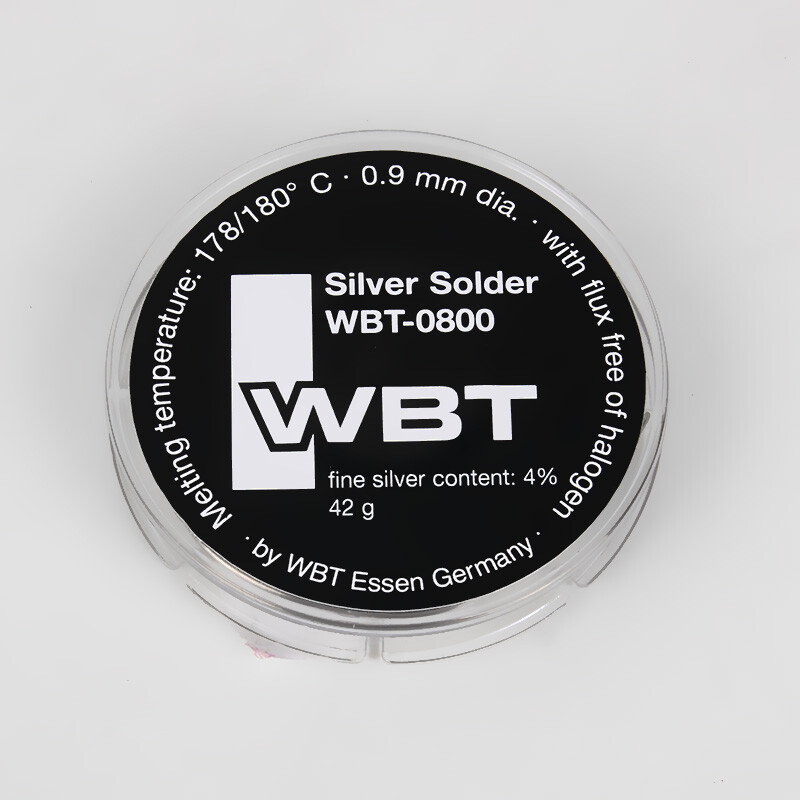 Germany WBT-0800 4% silver-containing DIY soldering tin wire diameter 0.9mm 42g