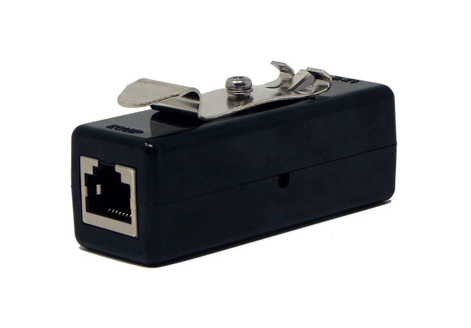 Ethernet Surge Protector – PoE+ – Gigabit – (with DIN Rail Mount Option)