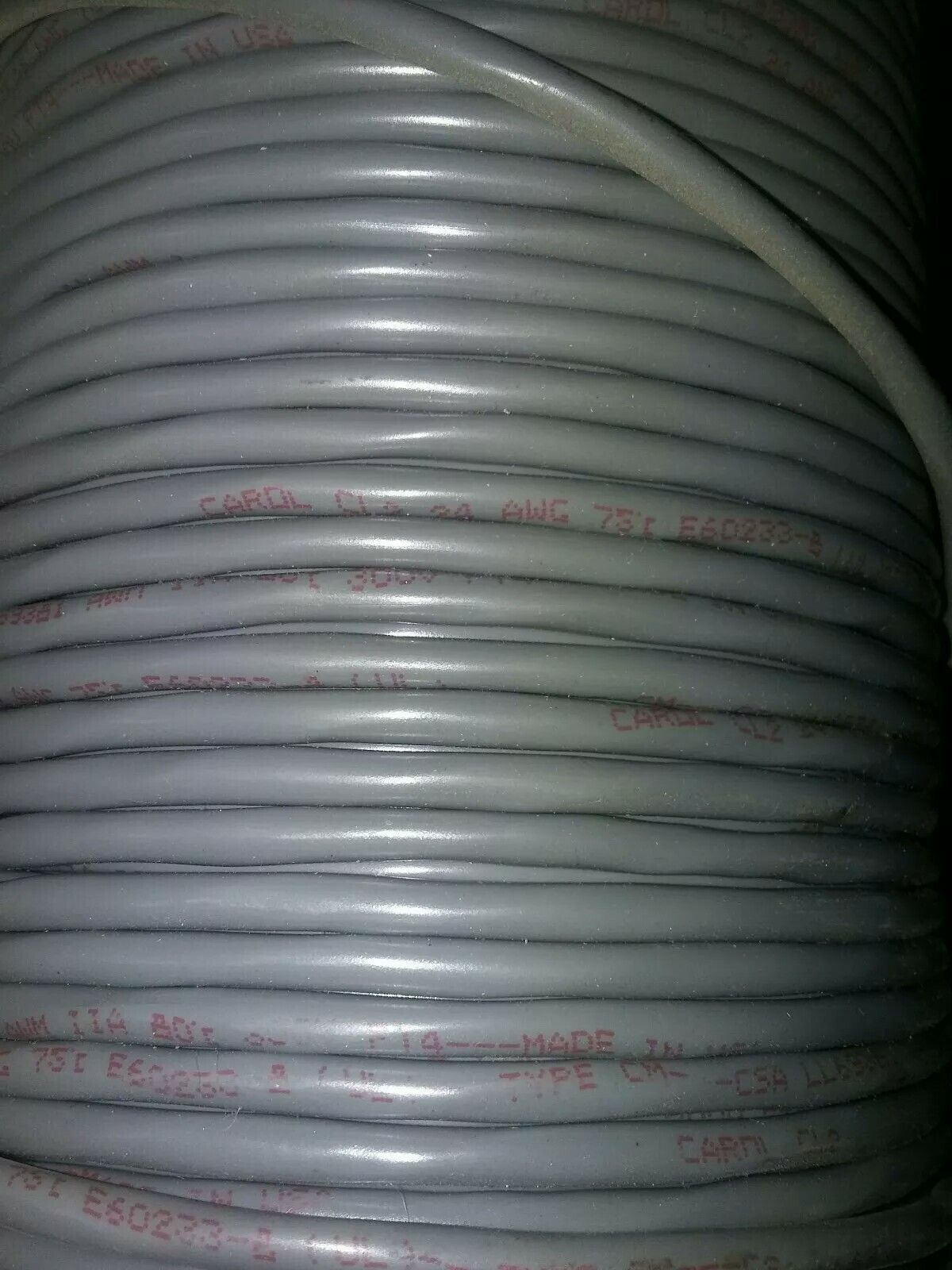 Carol C2464 5C 24AWG Stranded Unshielded Cable 25 ft. hank