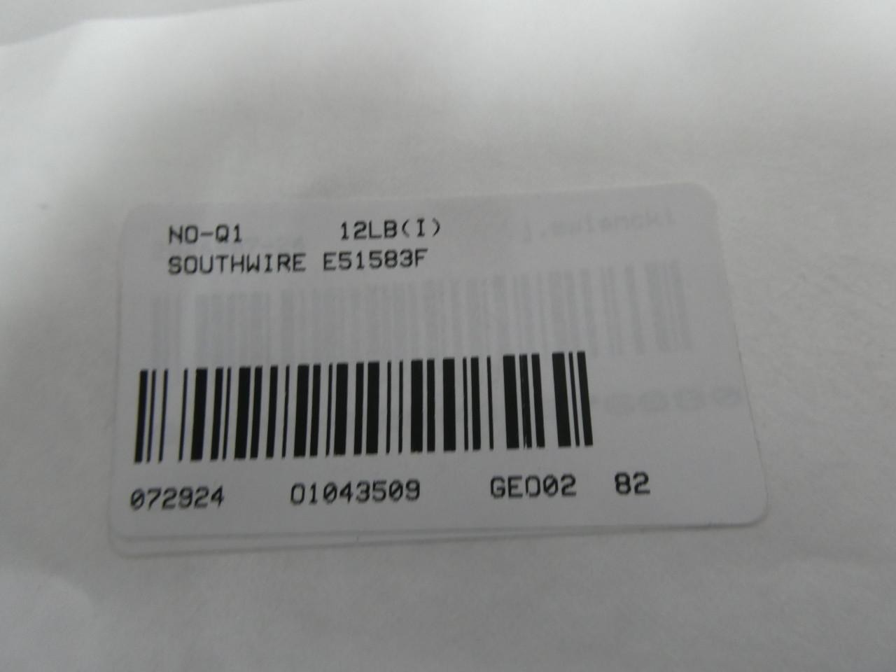Southwire E51583F Red Machine Tool Wire 12awg 500ft 600v-ac