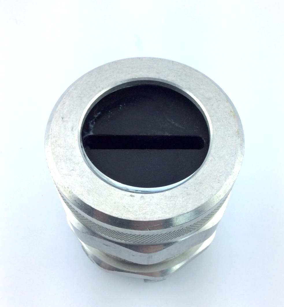 Remke RSF-6004 Festoon Cable Connector, alum, cable opening 1.65 x 0.22 in