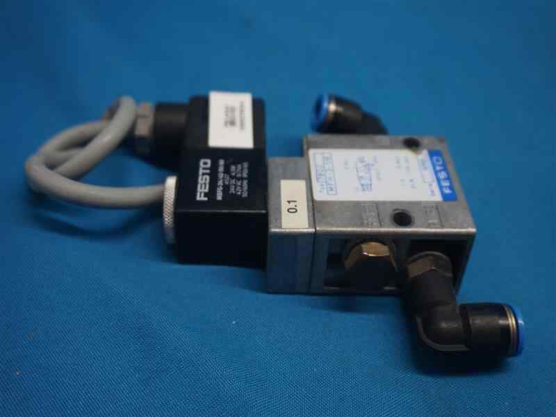 Festo 7802 MFH-3-1/8 MFH318 Solenoid Valve w/ MSFG-24/42-50/60