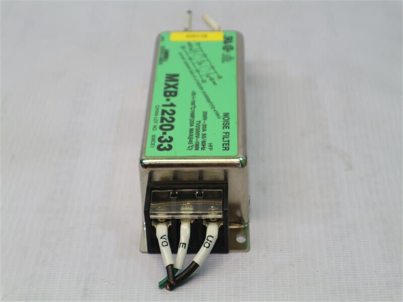Densei-Lambda MXB-1220-33 MXB122033 Noise Filter Made in China 250V 20A 50/60Hz
