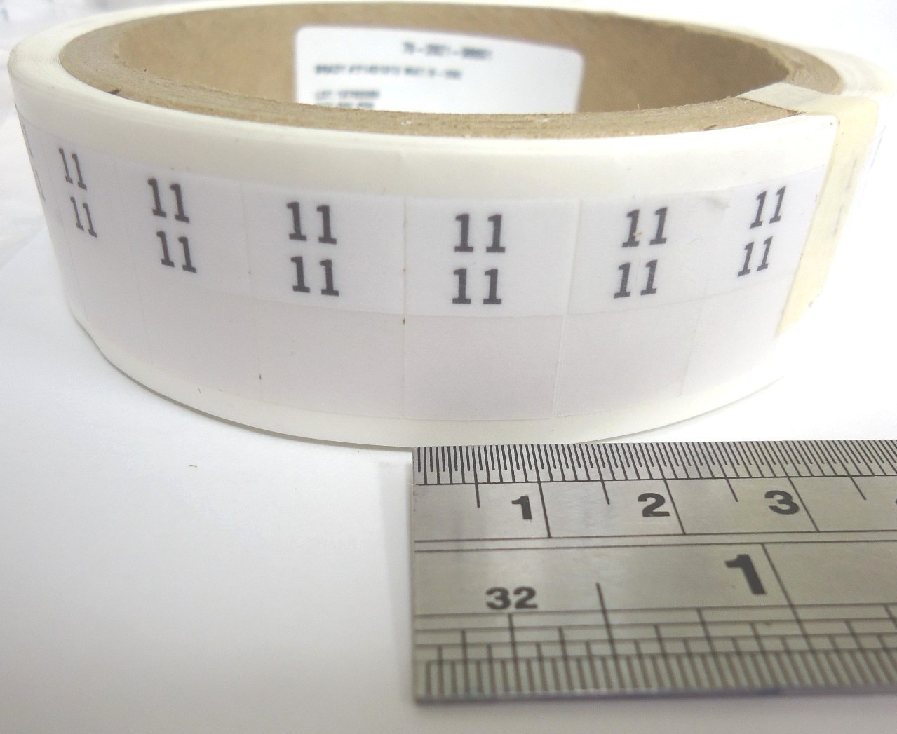 Brady Vinyl Self-Laminating Solid Numbers Wire Markers #11 5 Rolls (Lot of 2500)