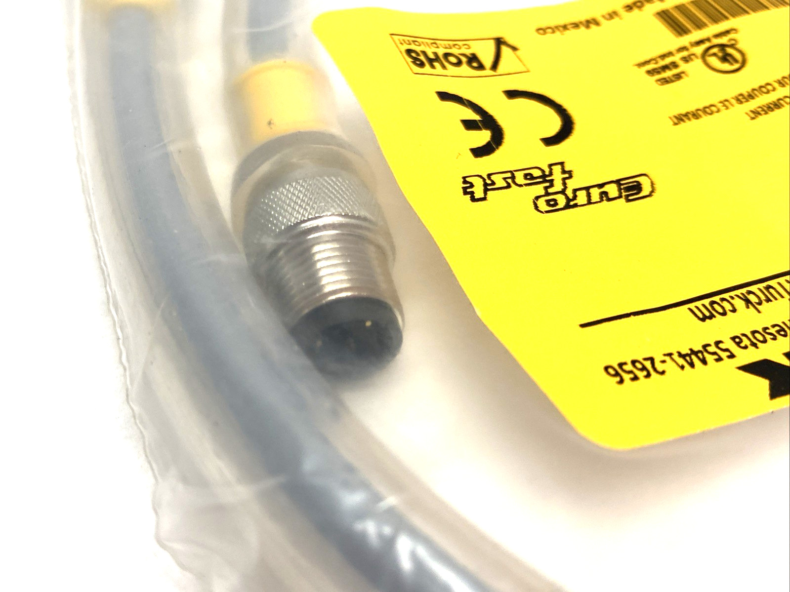 Turck RK 4.4T-0.5-RS 4.4T/S1077 Eurofast Double Ended Cable M12 Straight U-05661
