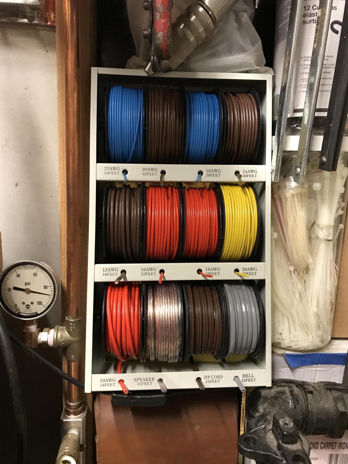 400 FT Electrical Copper Wire Storehouse Electric Wiring Spool Rolls AWG 10 – 22