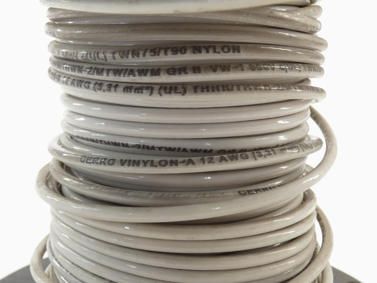 Cerro Vinylon Wire TWN75/T90 Cable Reel Spool 12AWG 600V