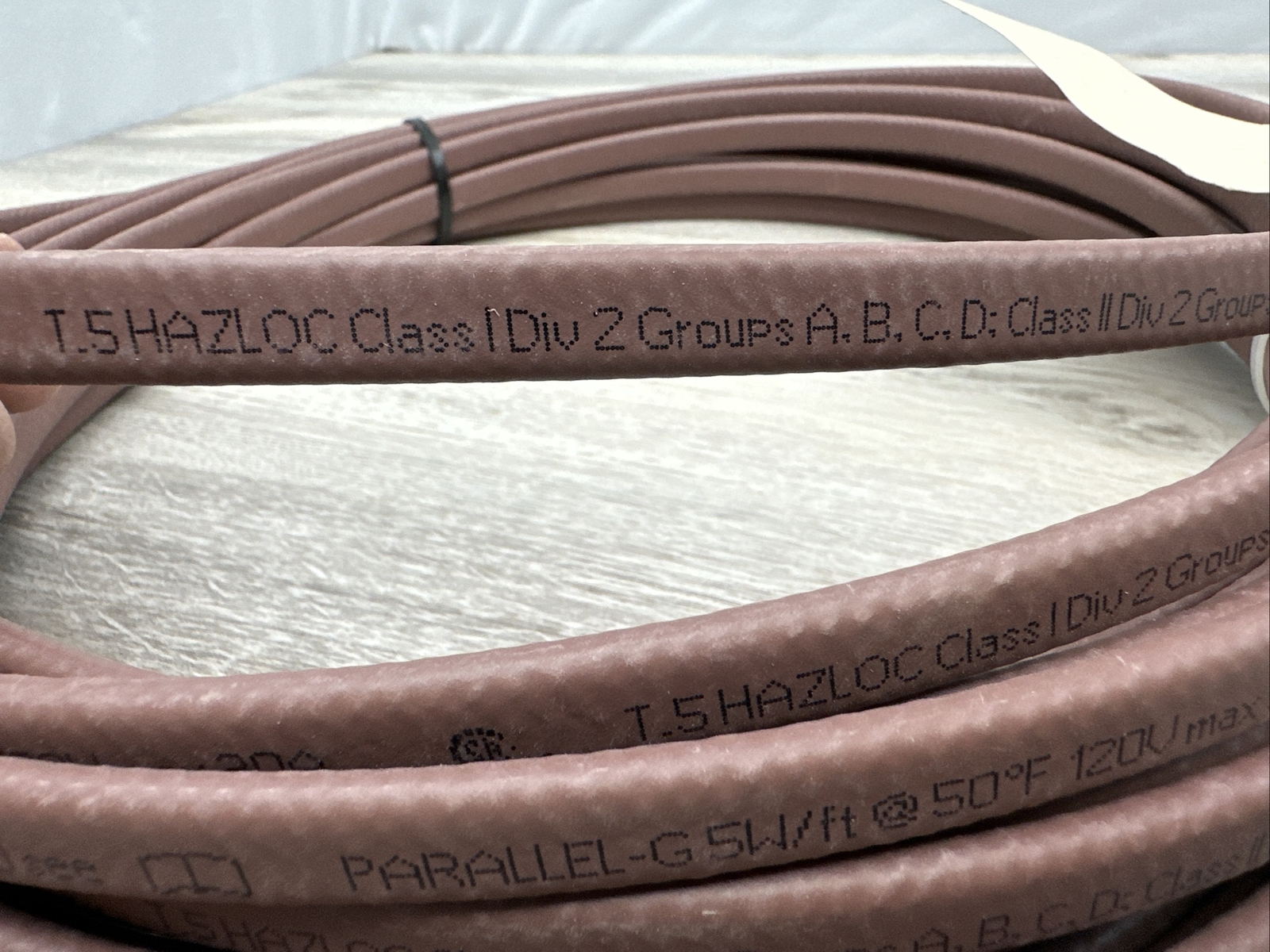 BARTEC 5PSB1-CR 5W/FT Parallel Self Regulating Heating Cable 120V 58FT