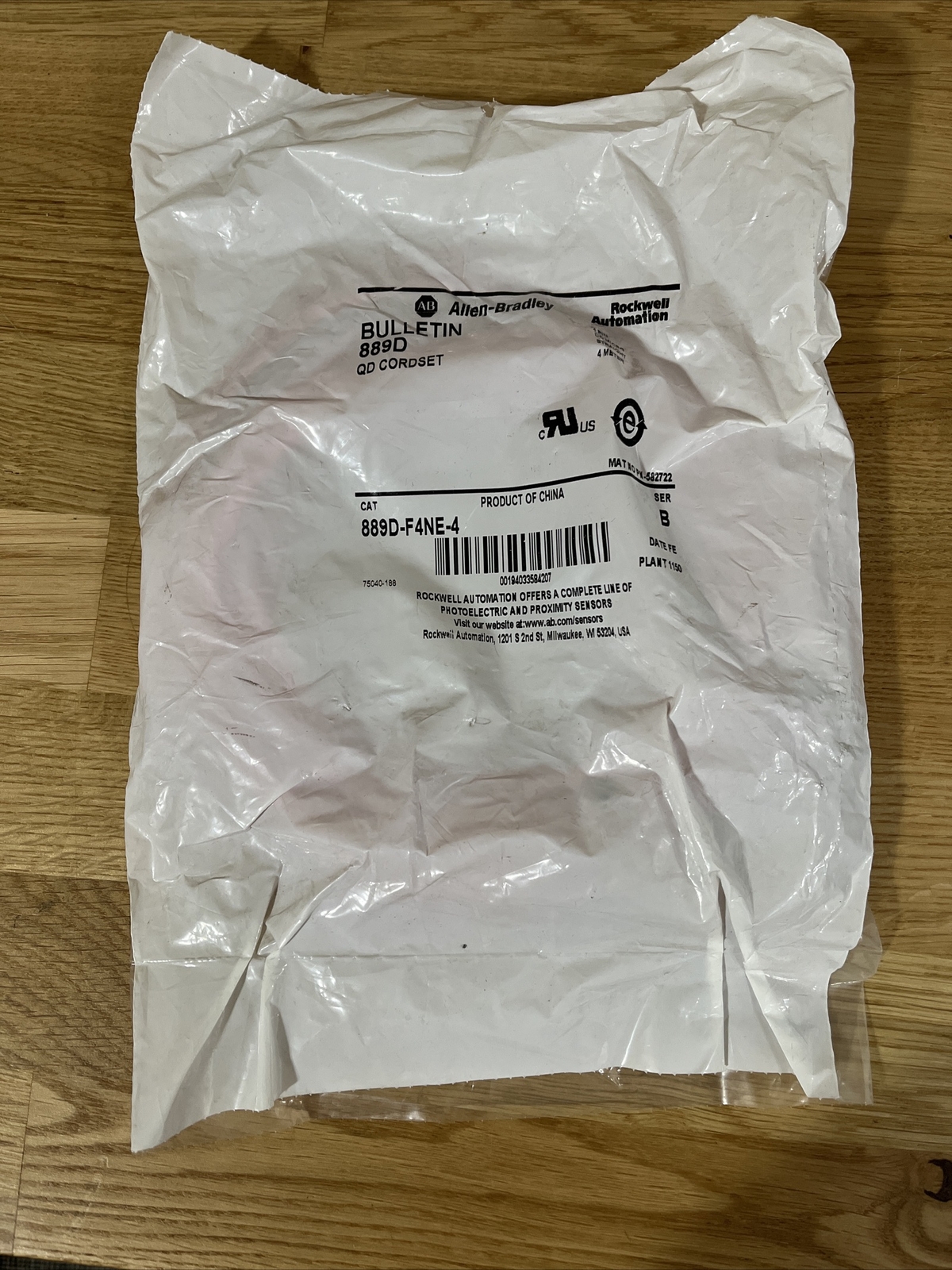 Allen Bradley 889D-F4NE-4 Factory Sealed Bags