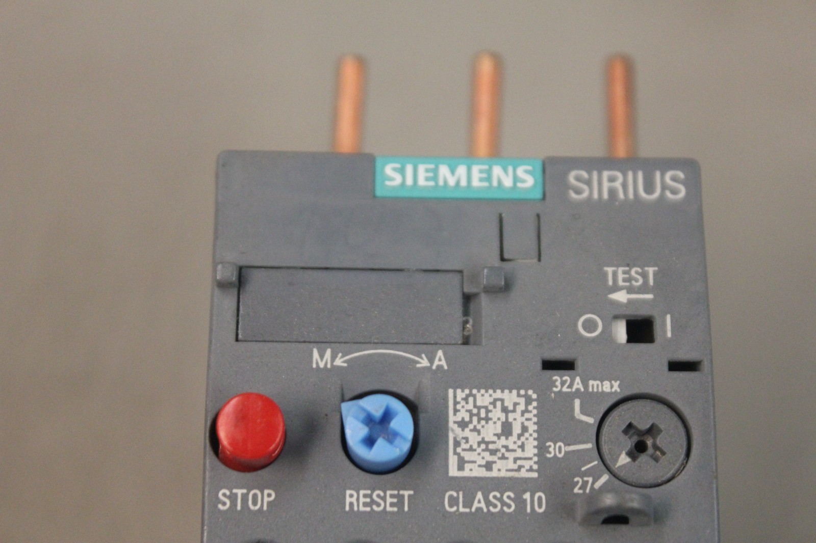 SIEMENS SIRIUS 3RU2126-4EB0 OVERLOAD RELAY