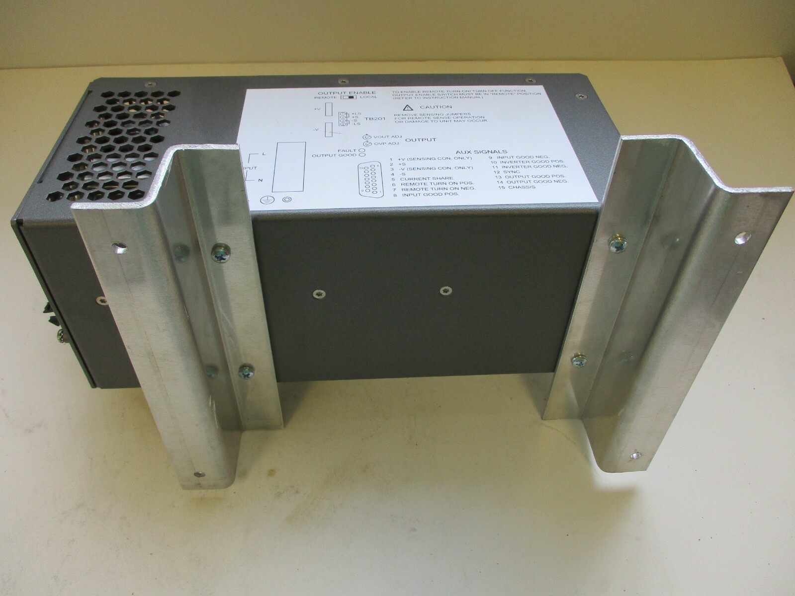 TDK-LAMBDA LZS-A500-3 REGULATED POWER SUPPLY WITH ALM BRACKETS, NEVER ENERGIZED