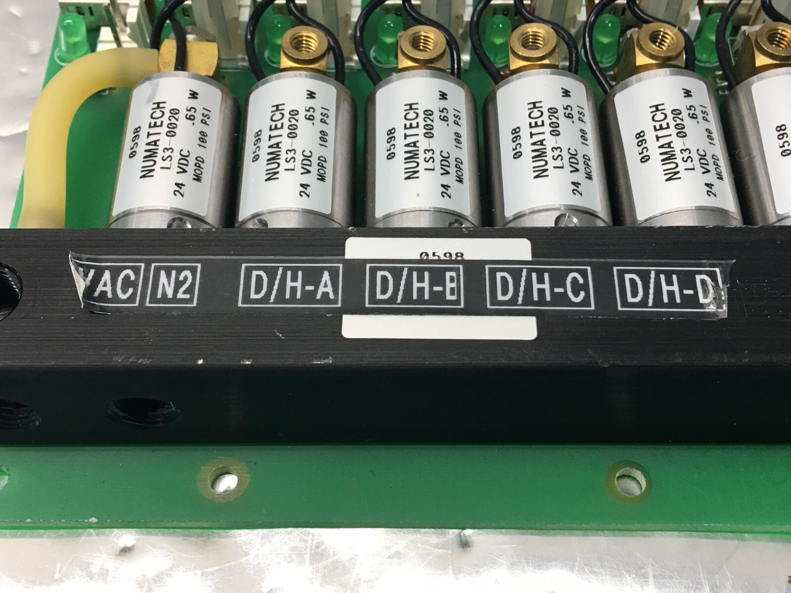 Numatech CED126-0078TF “S” 24 VDC Valve Card, 3401-0004, LS3-0020, 132269