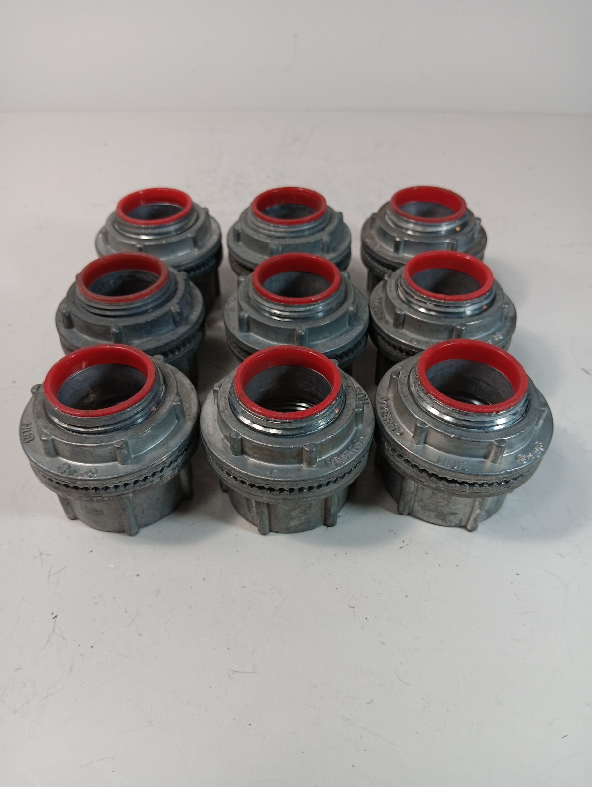 STA-3 Myers 1-Inch-Aluminum Watertight Conduit Hub NEW Lot Of 9