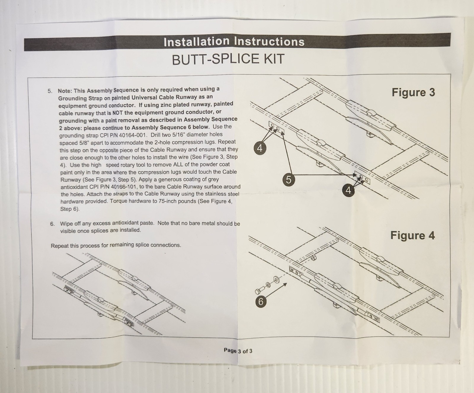 BUTT SPLICE KIT, 1-1/2″ IN STRINGER,GC-11301-001 ( ONLY SALE BOX OF 6 BAG )
