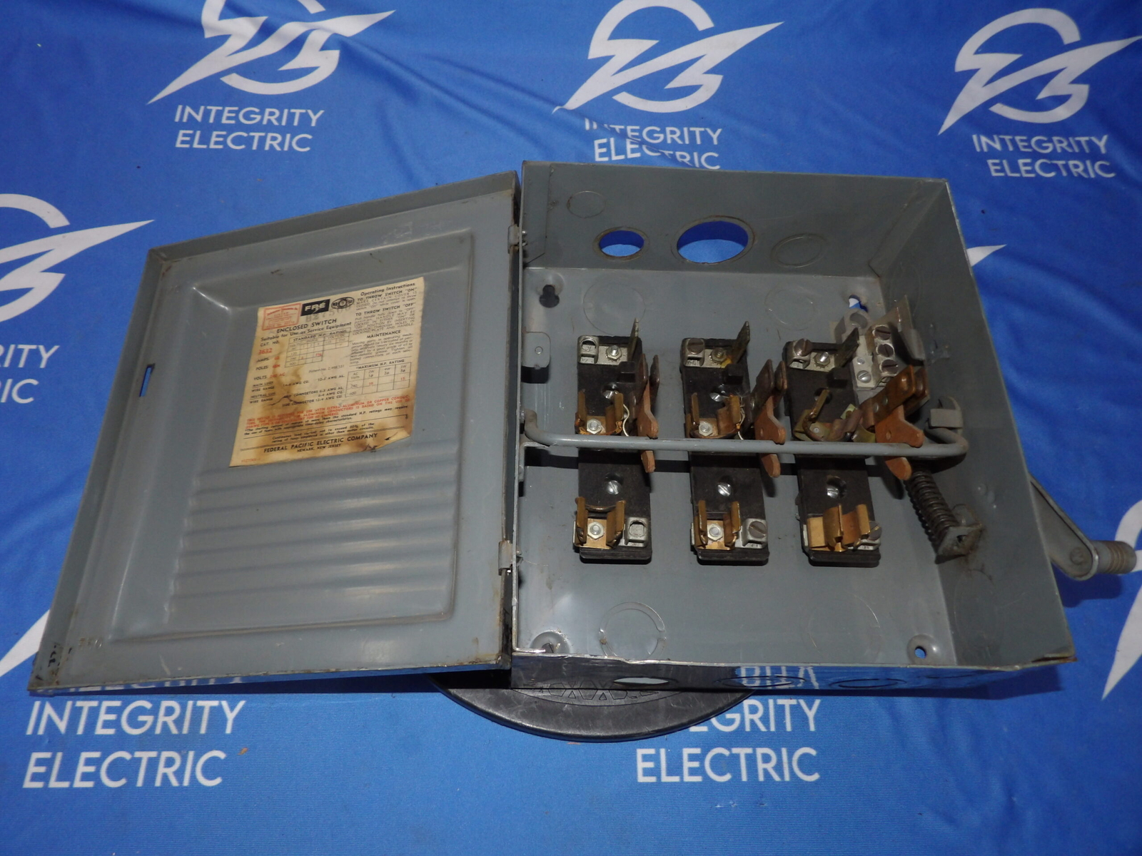 Federal Pacific FPE 3632 60A 3Pole Switch + 1 Year Warranty