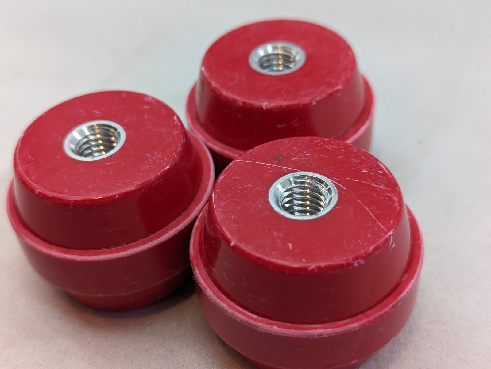 3 New MBI Mar-Bal Electrical High Voltage Standoff Insulator 1-3/8″ x 1-3/4″ T10