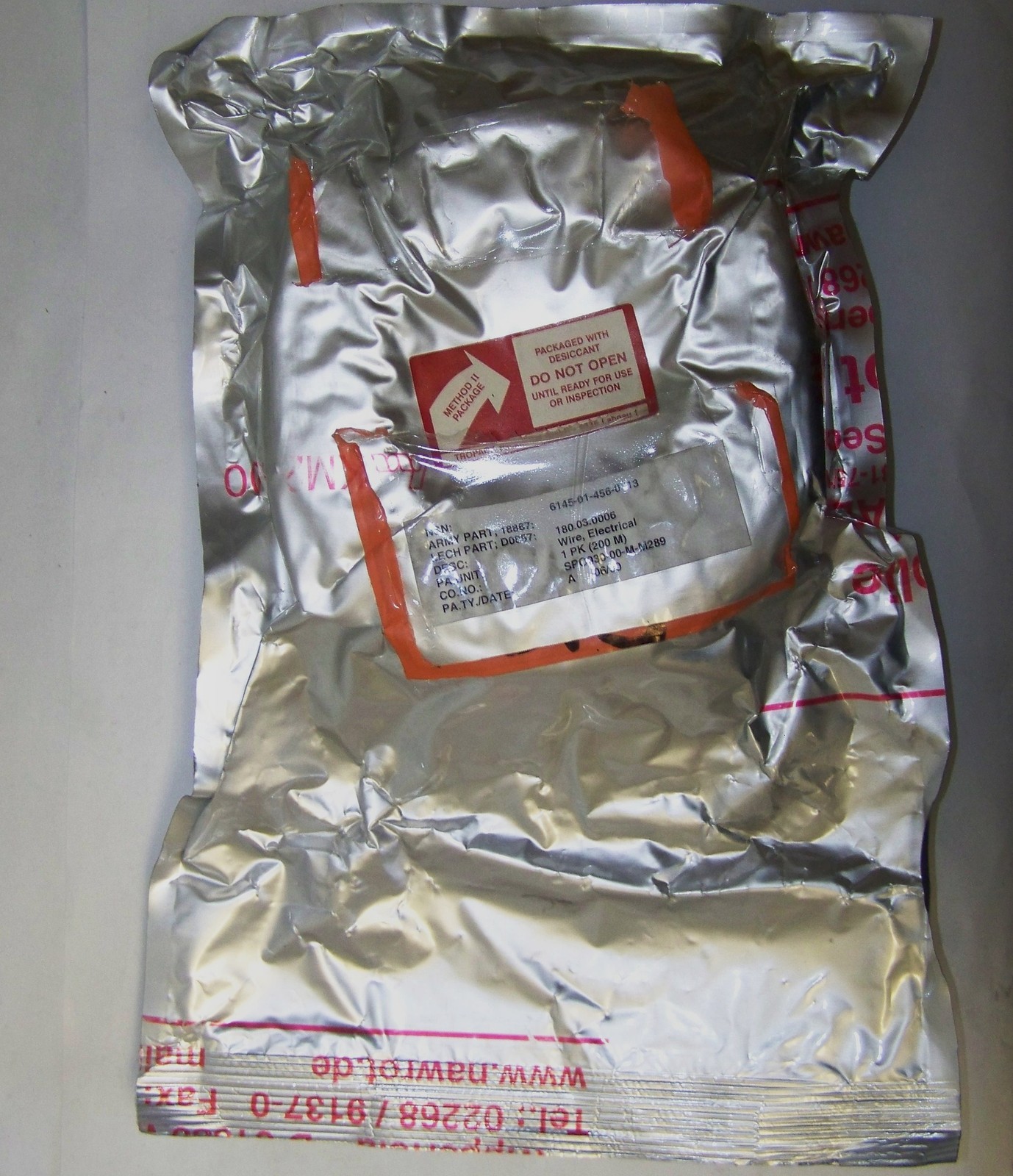 200 METER ROLL ESSEX NOMEX 155-U0 750″F”WHT NEW ELECTRICAL WIRE FIREPROOF WHITE