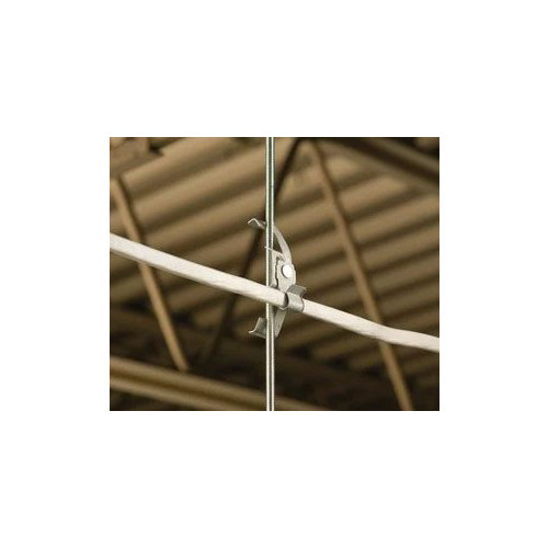Erico 4Z4S, 12 to 8 AWG, 1/4″ Rod, 1/8 to 3/8″ Flange, Multi-Function Clip, 1 pc