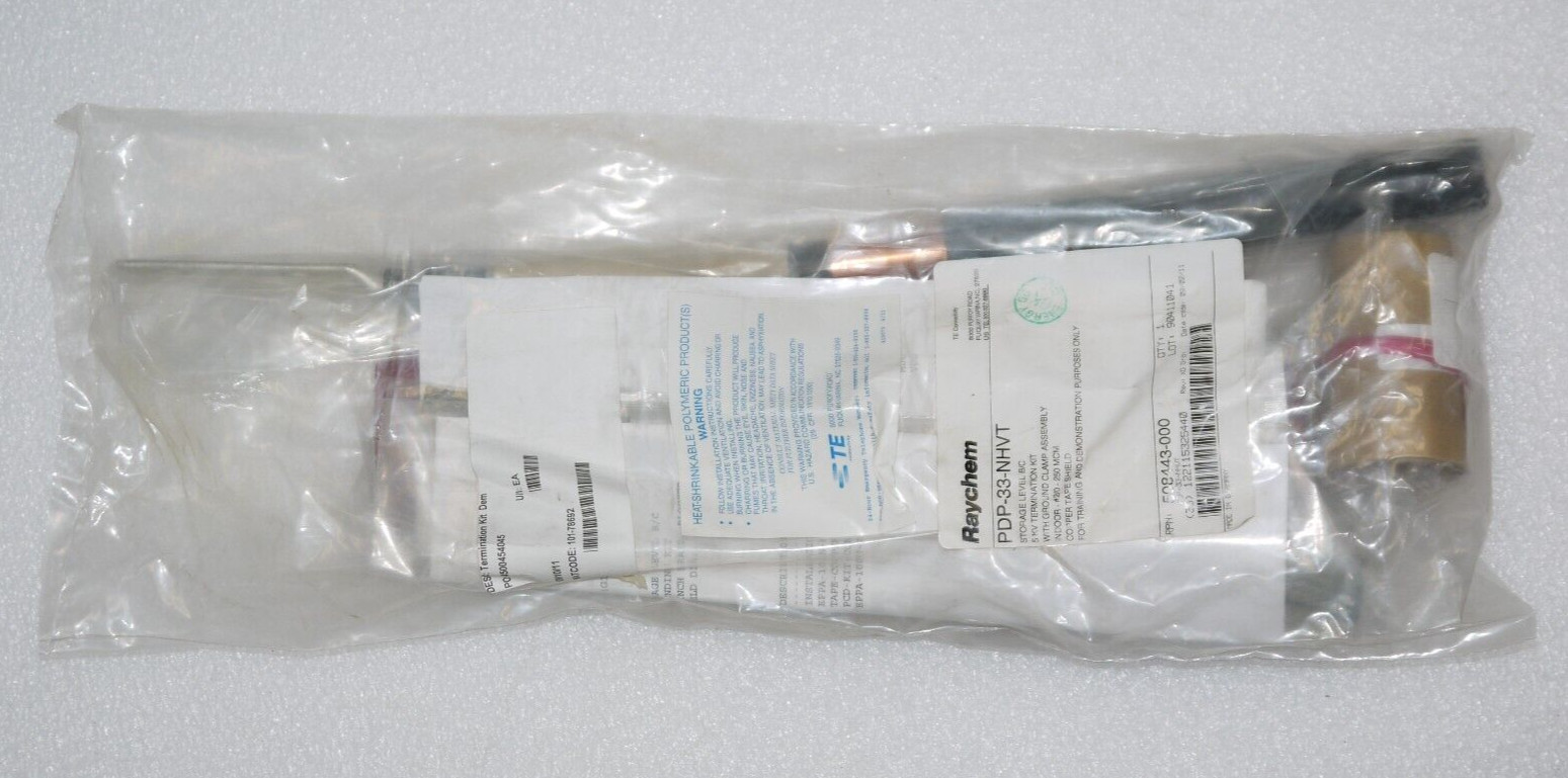 Raychem PDP-33-NHVT 5KV Termination Kit w/ Ground Clamp Assembly New