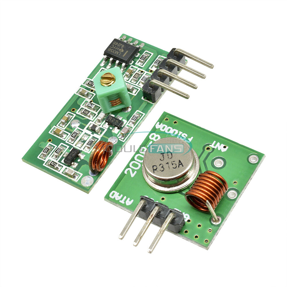 10PCS 315Mhz RF transmitter and receiver kit Module ARMMCU Raspberry Pi Arduino