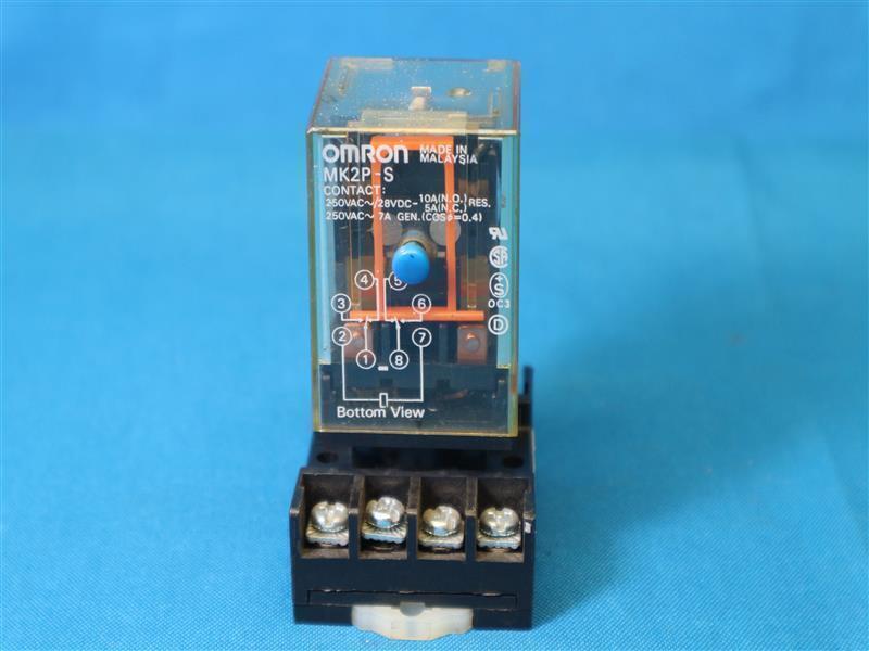 Omron MK2P-S MK2PS Relay 24VDC w/ Socket Made in Malaysia 30 Days Warranty