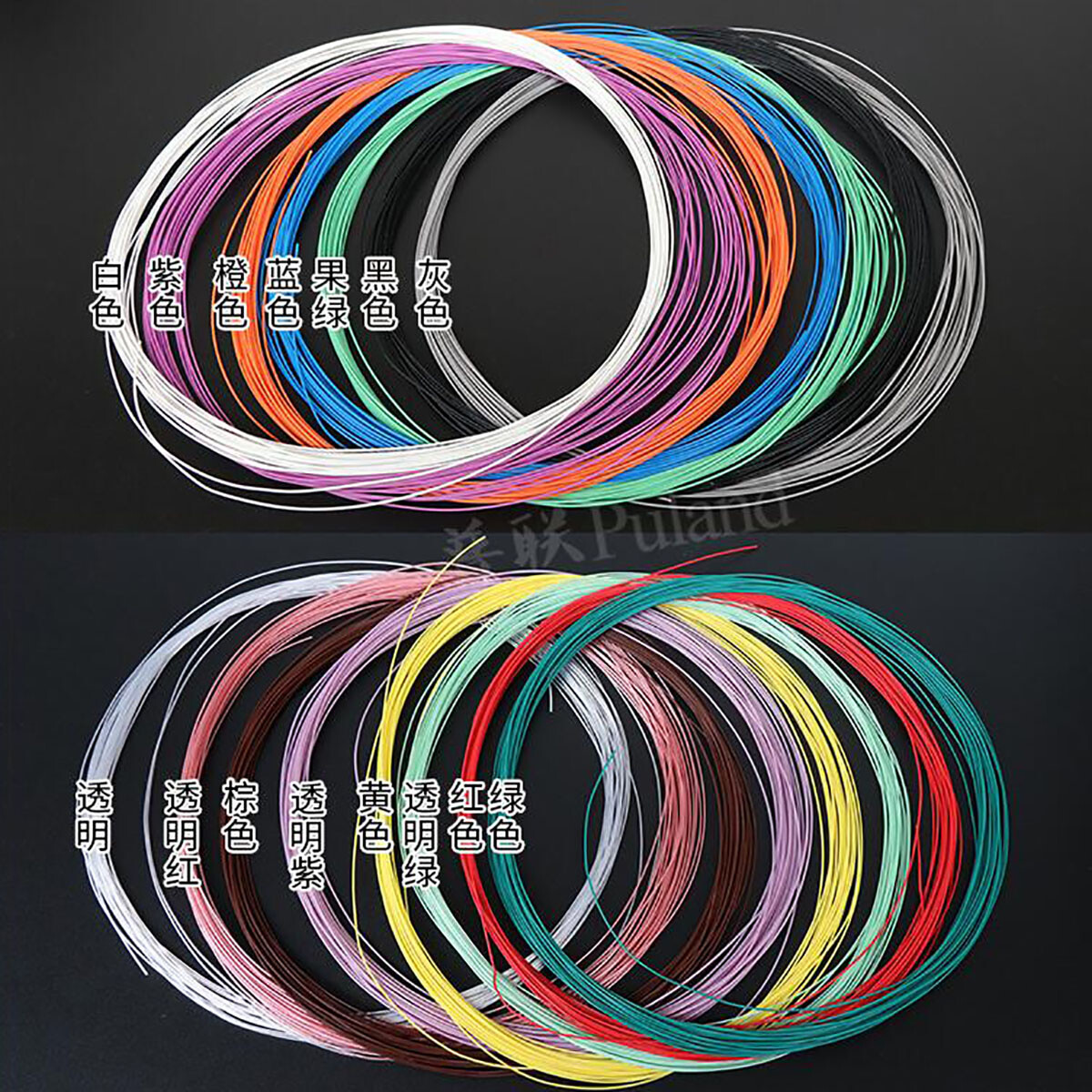 PTFE Silver-plated Copper Cable 7~30AWG Flexible Stranded Hook-up Wire Audio DIY