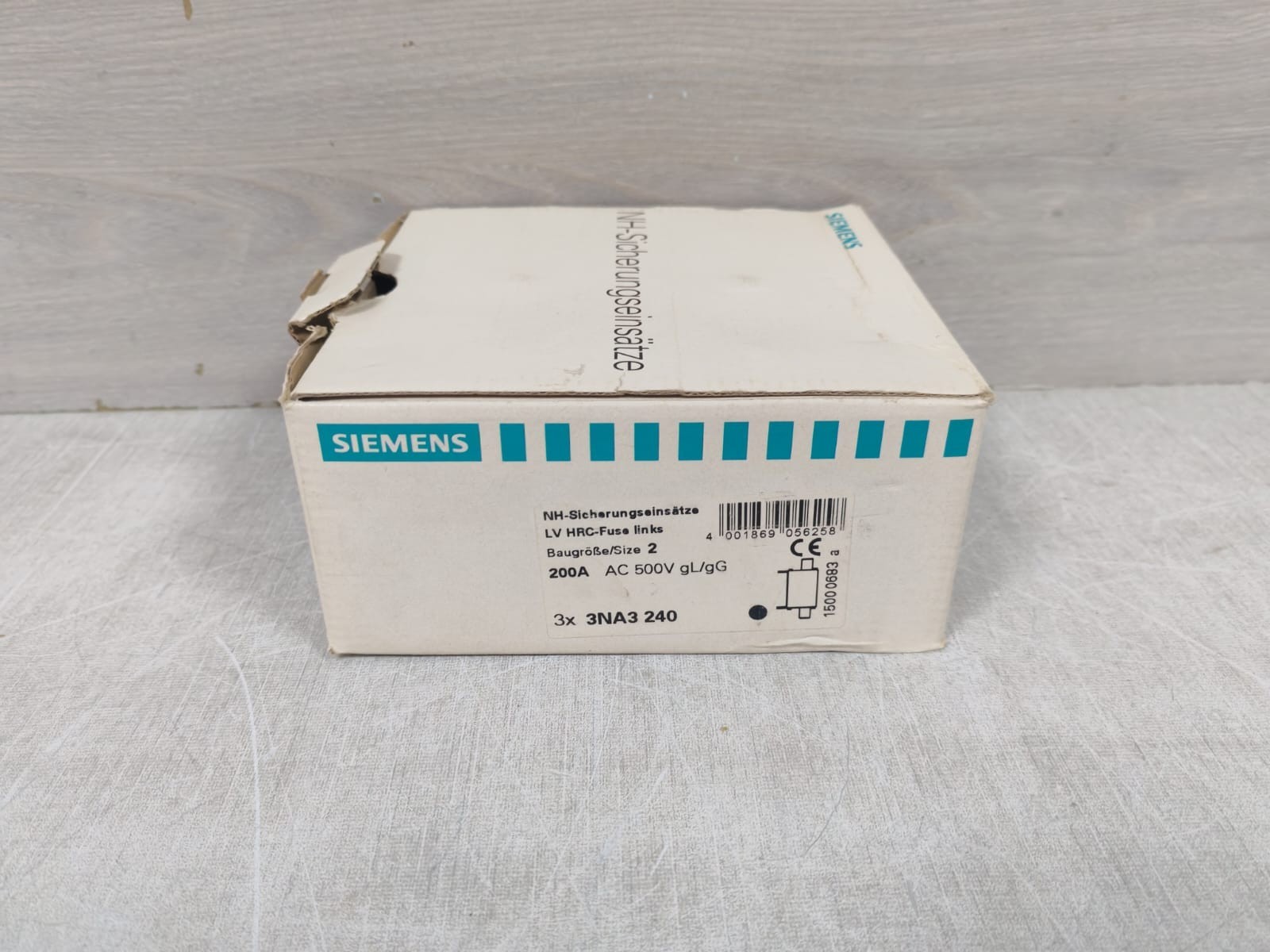 LOT 3PCS SIEMENS 3NA3240 LV-HRC-FUSE LINKS 200A