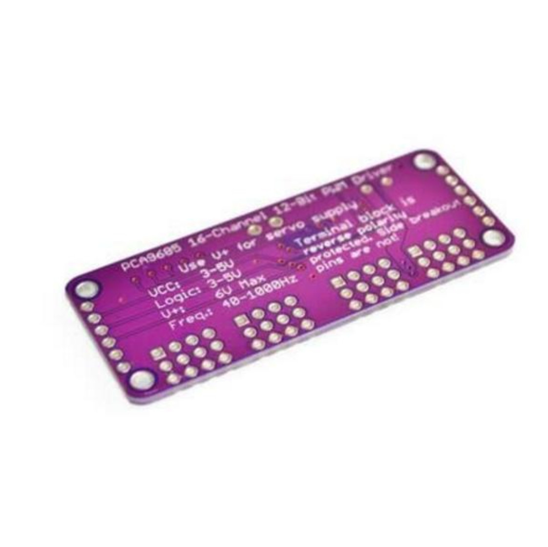 2pcs 16-Channel 12-bit PWM Servo Driver IIC I2C Arduino Pi Motor Shield US SHIP