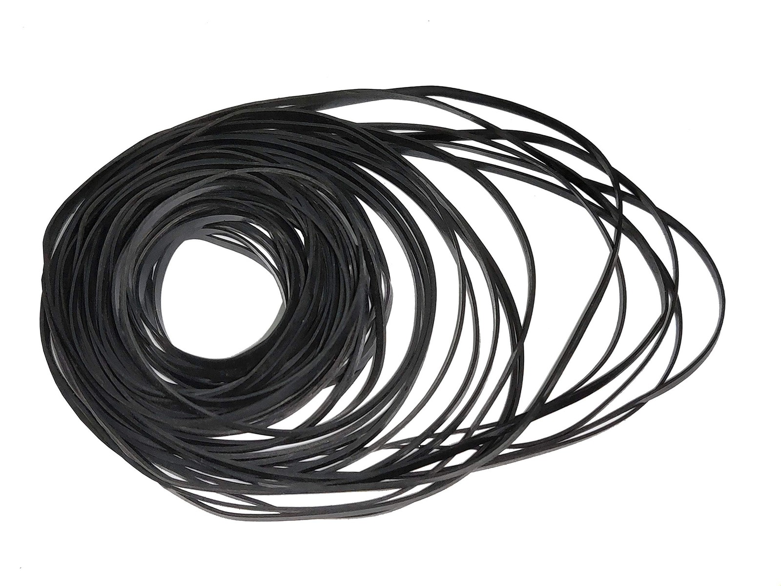 40-135mm 2mm Recorder Rubber Belts Flat Mixed Cassette Tape Repair for Video