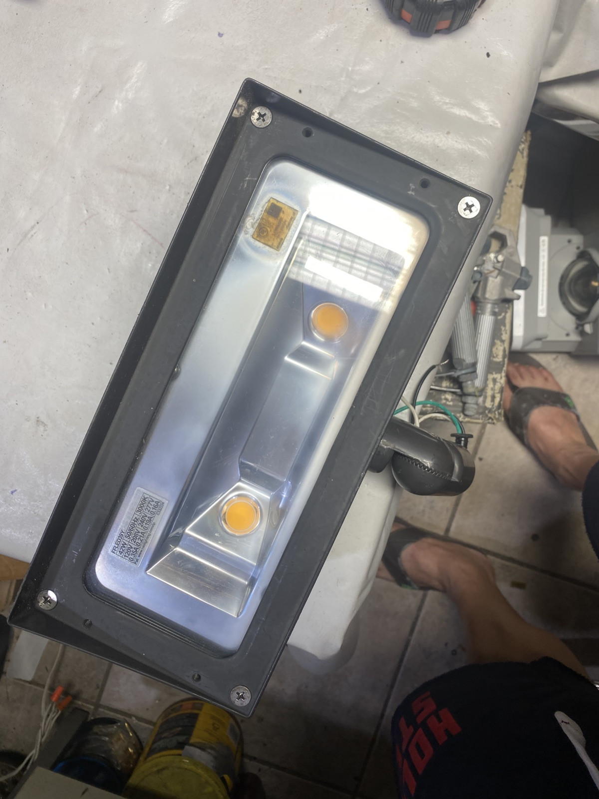 RAB LIGHTING FFLED39Y LED Floodlight 44W 120V (4 PARTS) #7