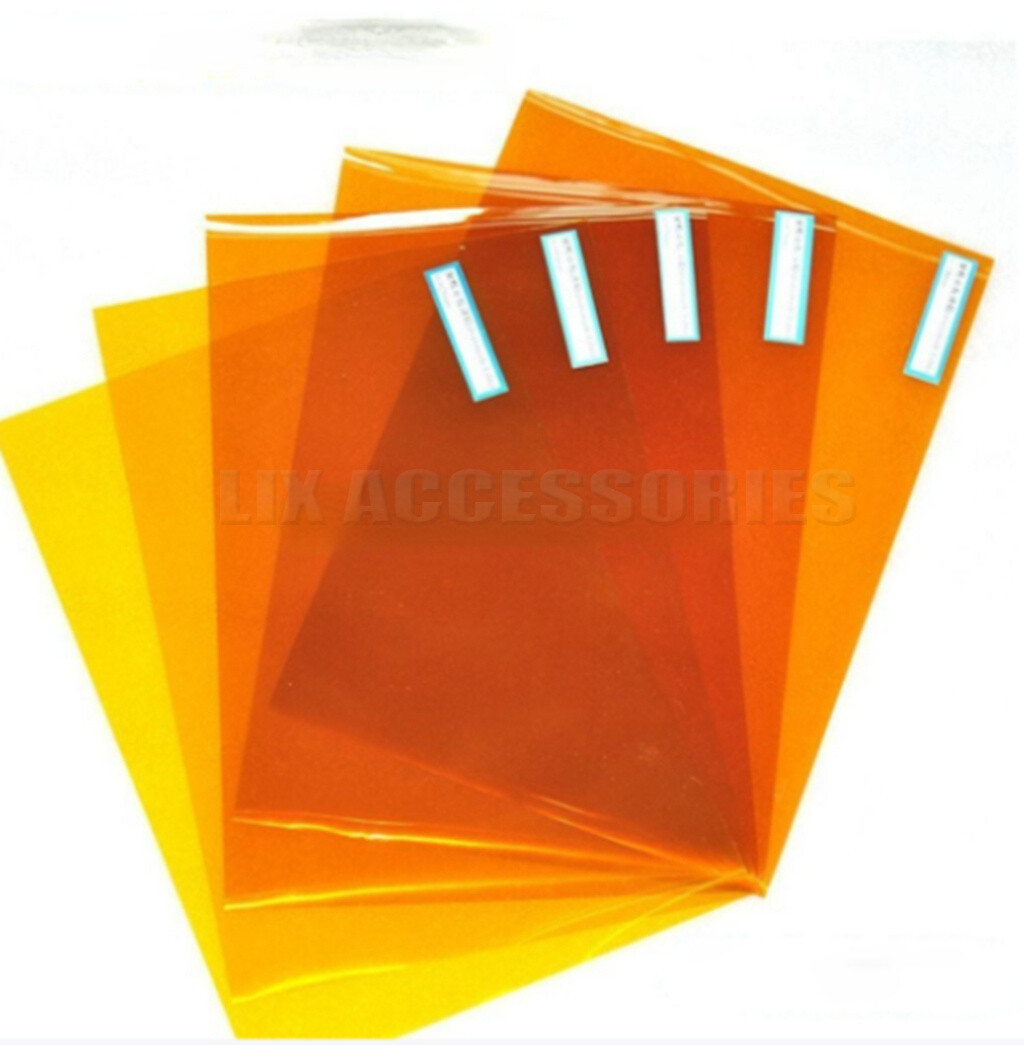 10pcs for Test Imine Film 0.075 PI Film 0.1mm Polyimide Film Sheet 0.05mm Slice