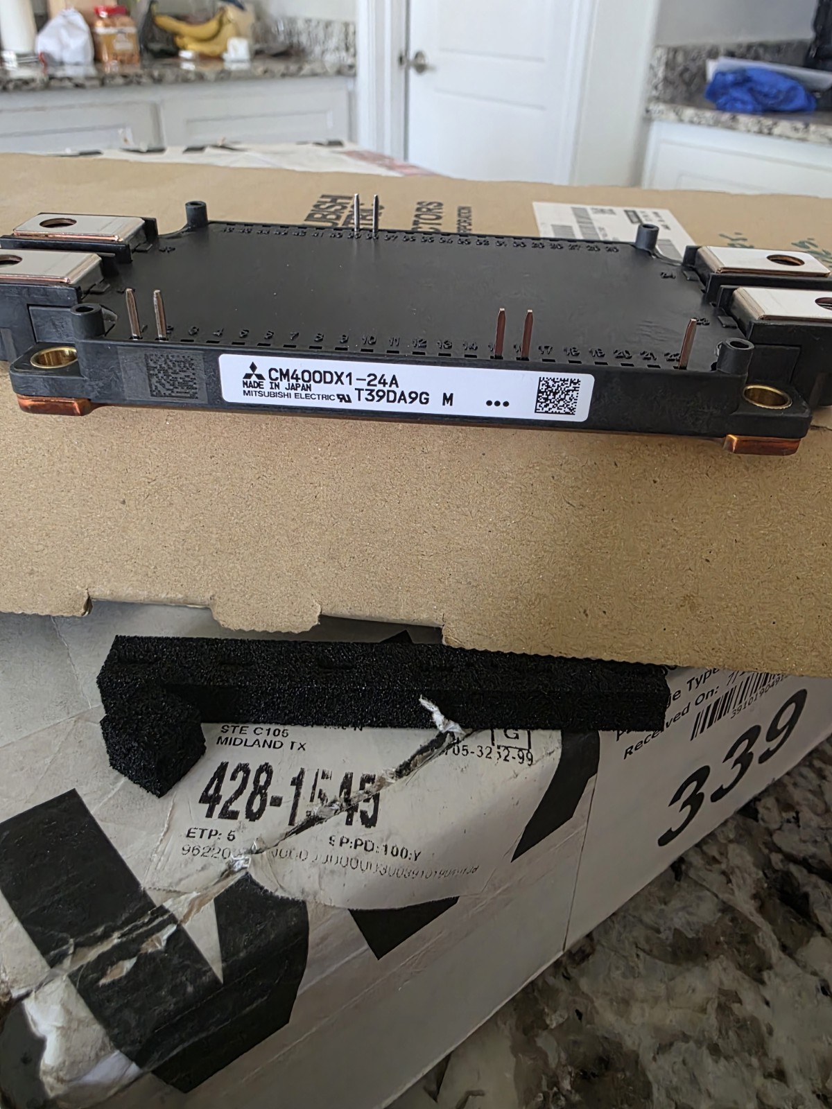 Mitsubishi Electric CM400DX1-24A Power Module Module Type CM400DX1-24A