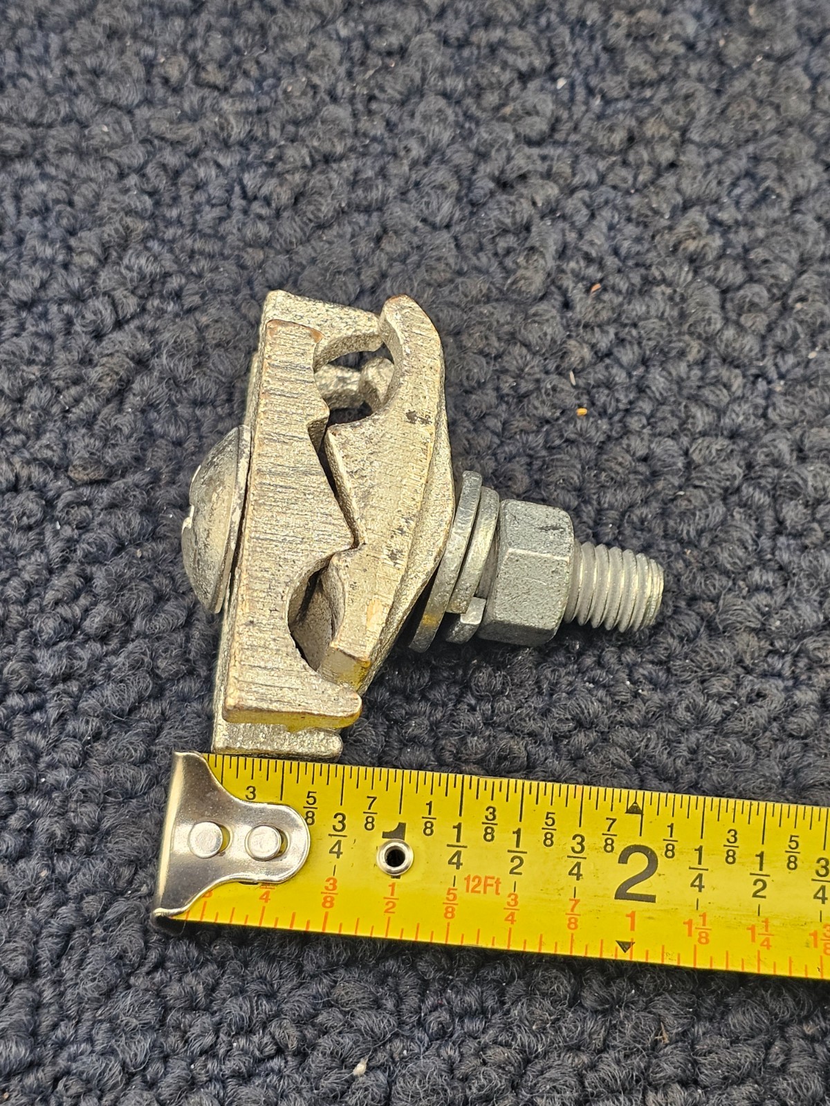 Burndy 2/0 AWG to 250 KCMIL Str, Cable Tray Grounding Clamp