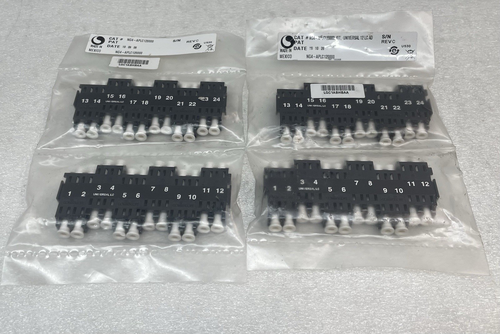 New *Lot of 2* CommScope NG4Access Adapter Pack Universal Kit NG4-APLC120000
