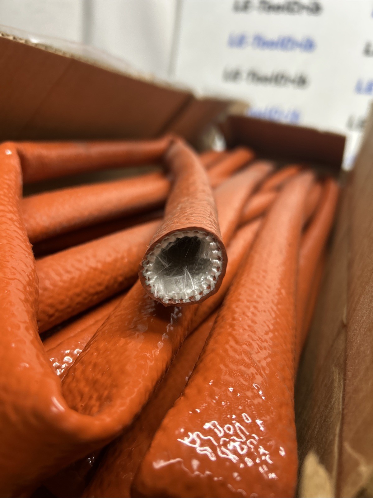 Insulflex PJ-12 High Temperature Insulated Sleeving Orange X-908S