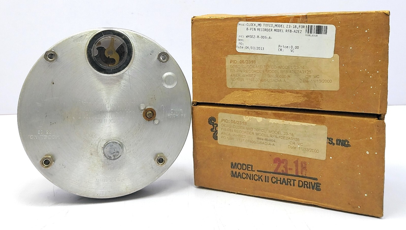 Custom Instrument Components 23-18 RF8-A2E2A3125 F/8-Pin Recorder Encoder
