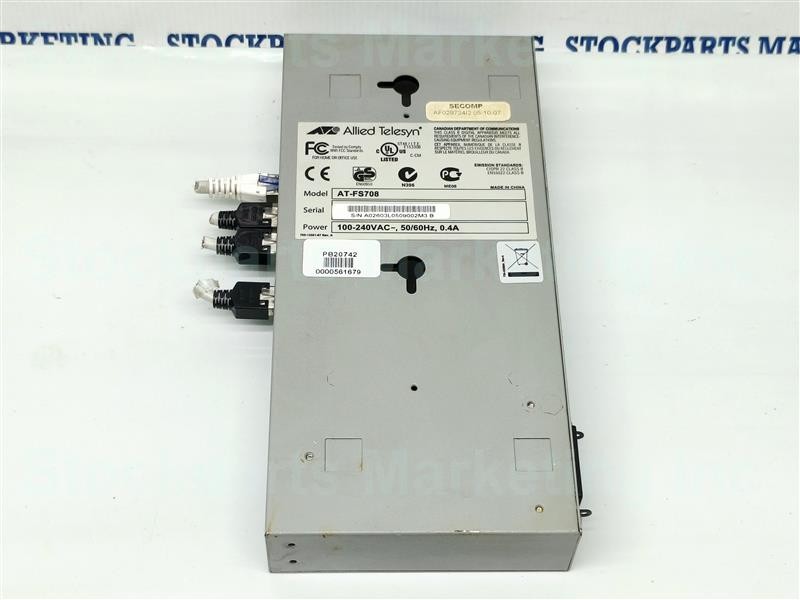 Allied Telesyn AT-FS708 ATFS708 Ethernet Switch 8-Port Fast Shipping!!!