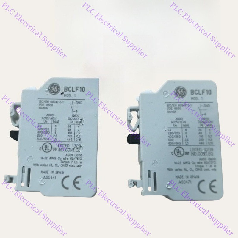 One New General Electric BCLF10 Auxiliary Contact Block BCLF10 Fast Delivery