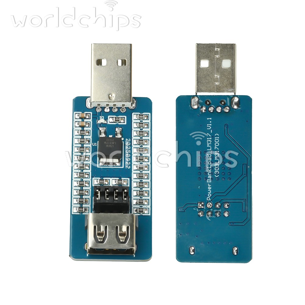 5pc USB A Power Bank Virtual Load Anti-Shutdown Module Switchable Output Current
